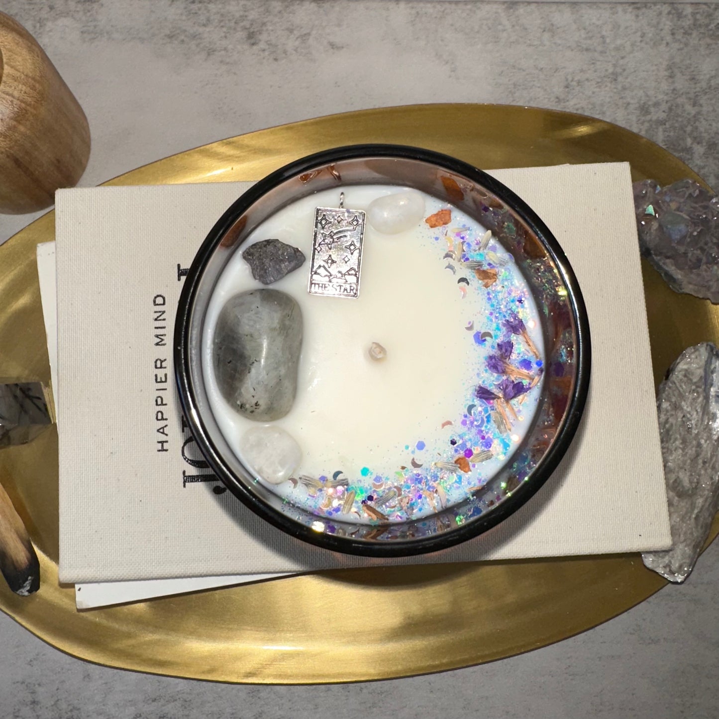 TEA and TAROT 14 oz candle