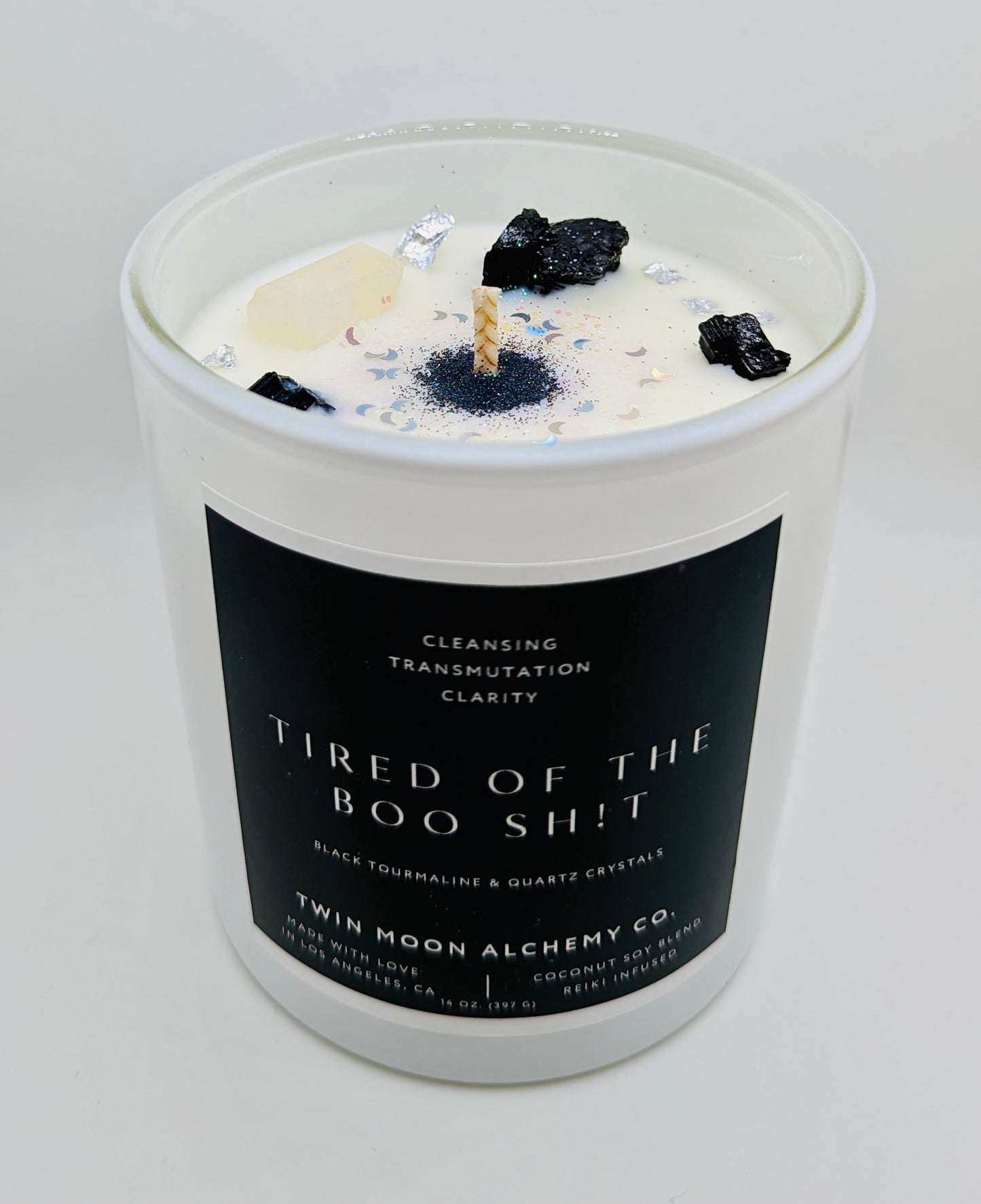 TIRED OF THE BOO SH!T — 14 oz candle