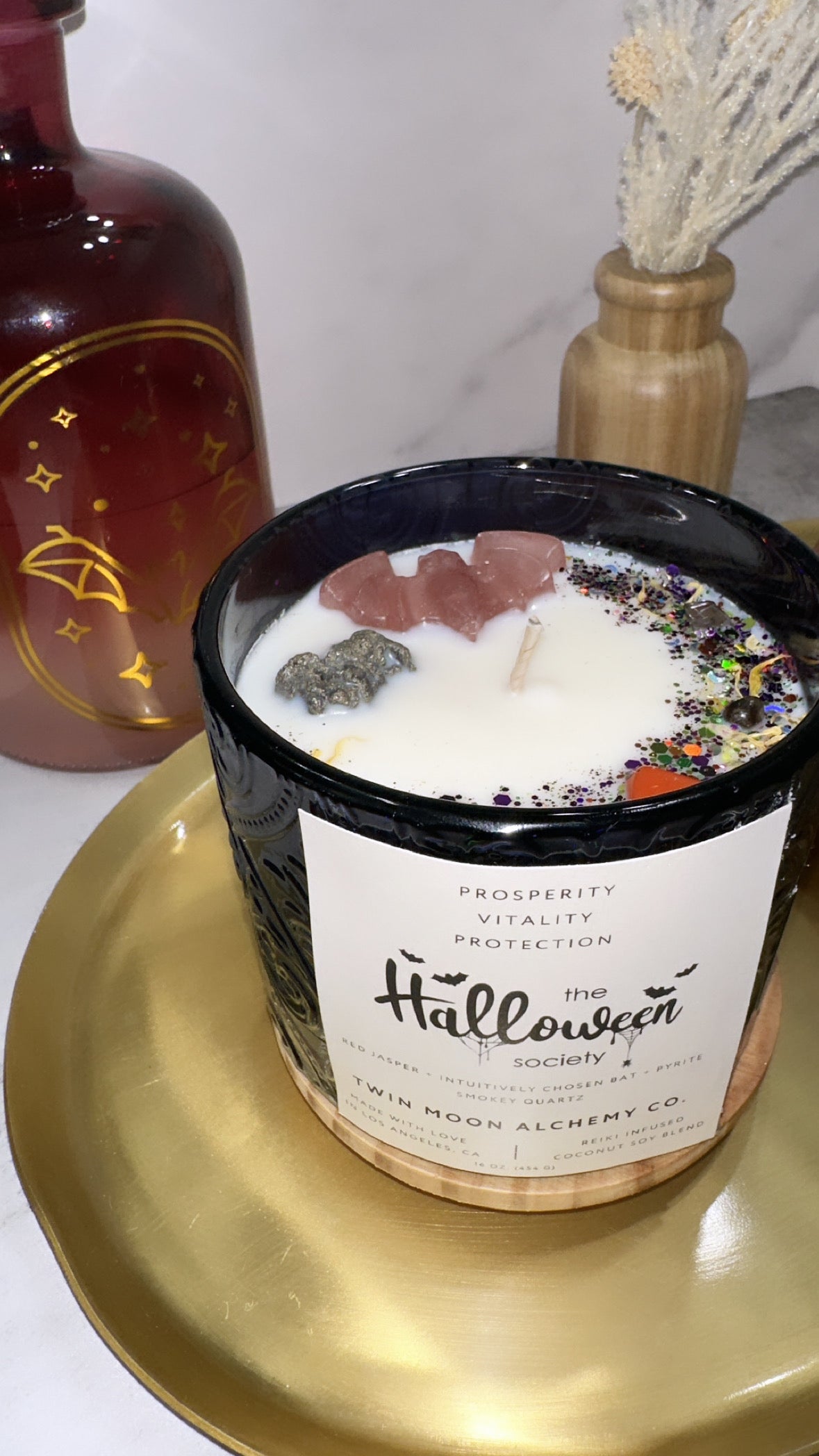 the HALLOWEEN society- 14 oz candle