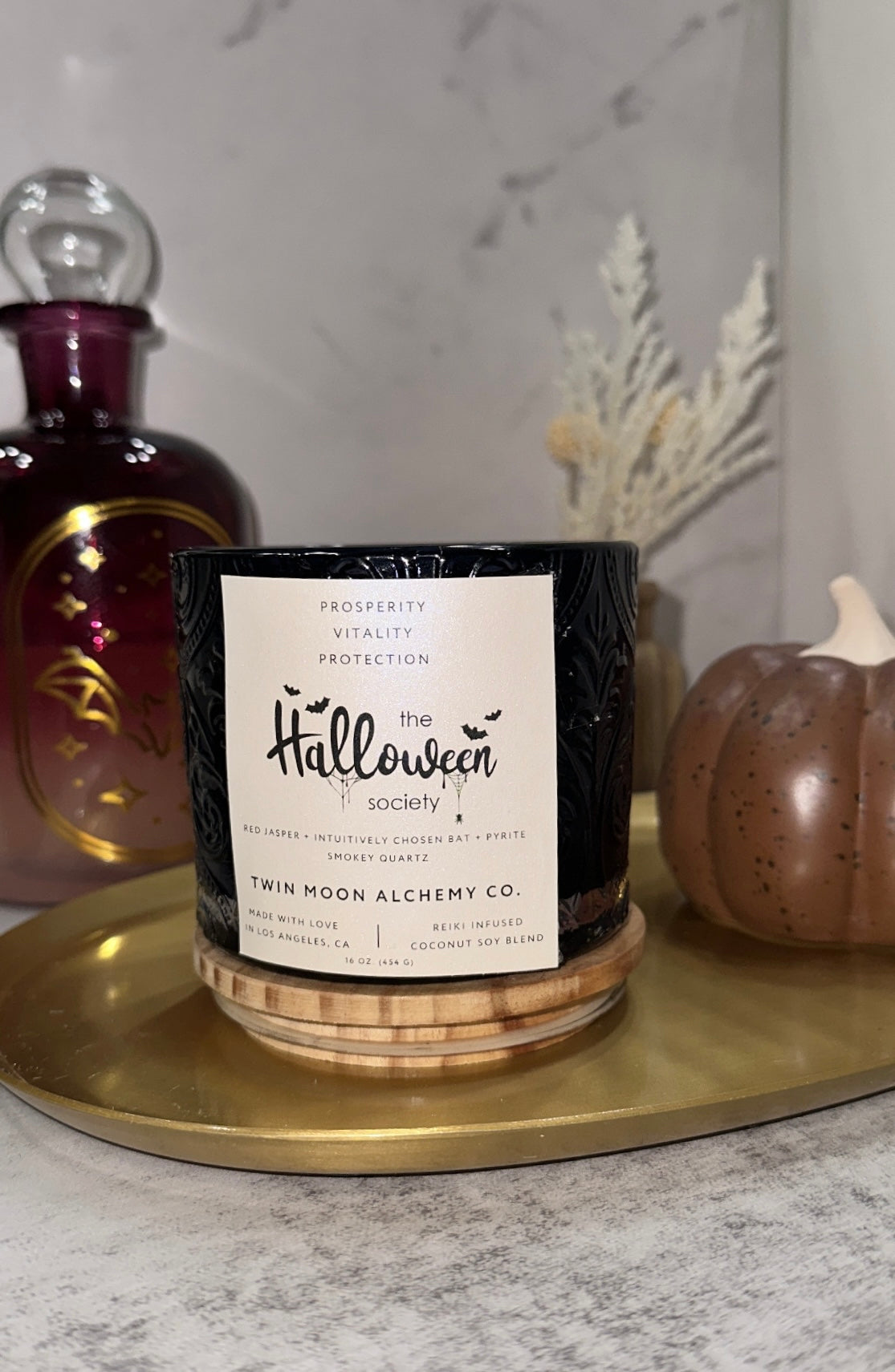 the HALLOWEEN society- 14 oz candle